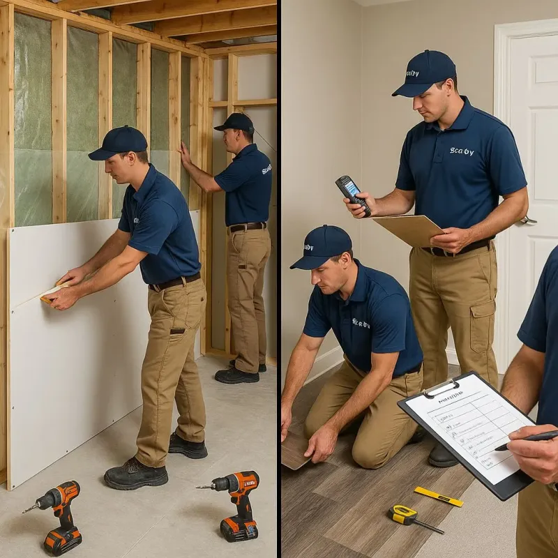 Repairs and Reconstruction process in Independence, LA